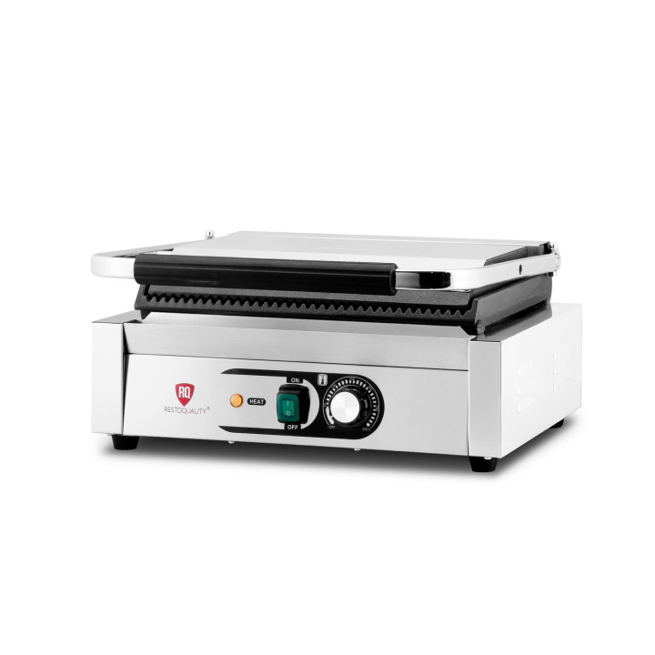 Kontakt grill pojedynczy | ryflowany | Resto Quality | 2,2 kW