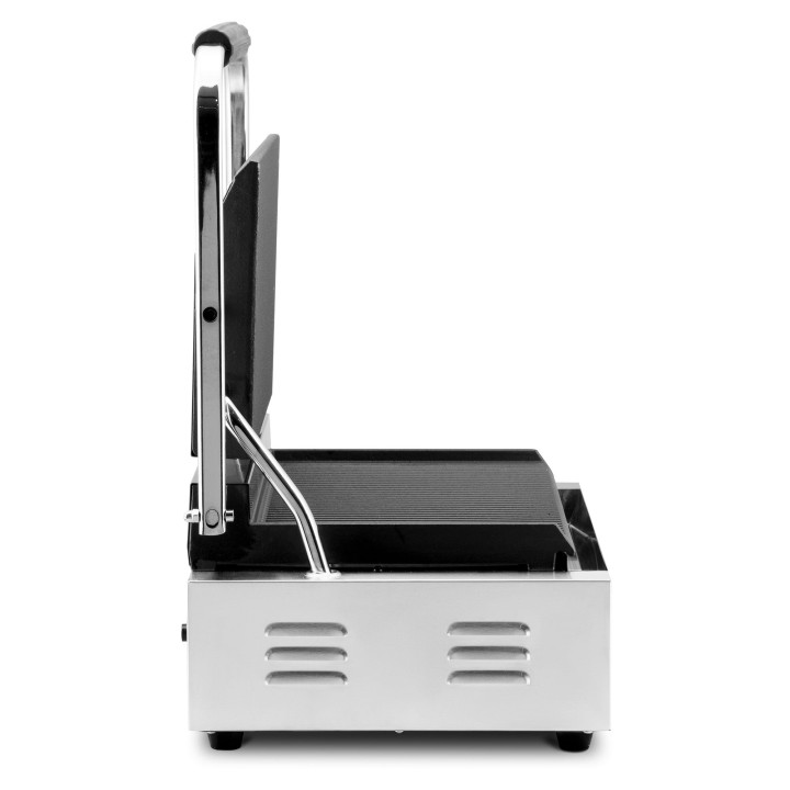 Kontakt grill pojedynczy | ryflowany | Resto Quality | 2,2 kW