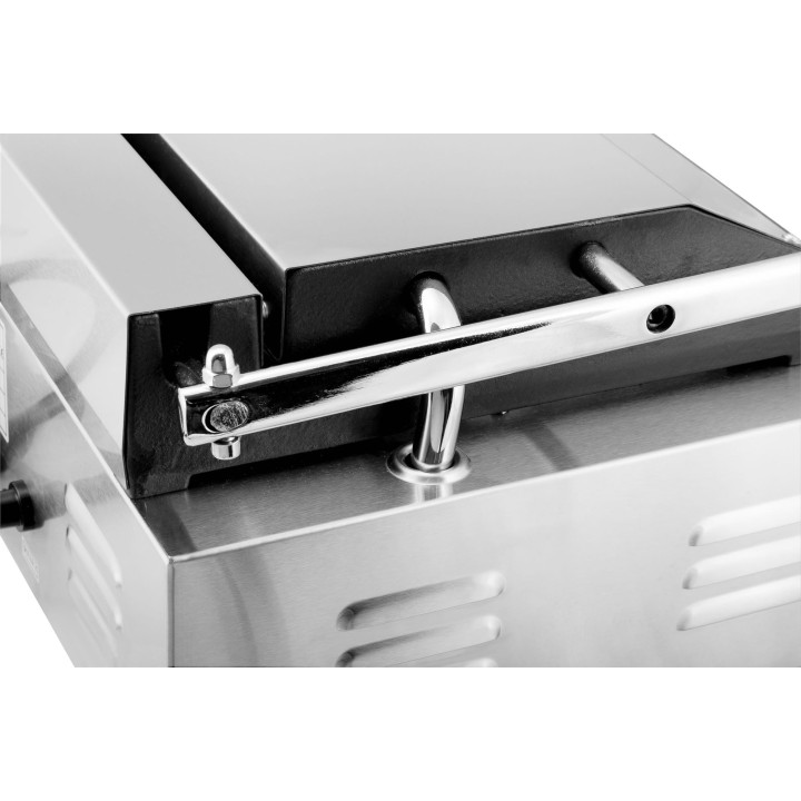 Kontakt grill pojedynczy | ryflowany | Resto Quality | 2,2 kW