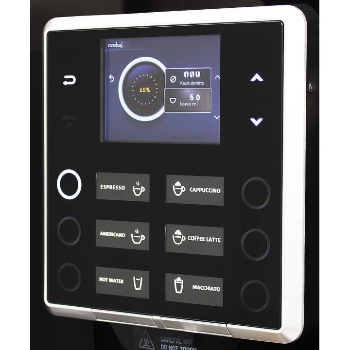 Ekspres do kawy automatyczny | ekran dotykowy | powiększony zbiornik na wodę 6 l | RQK90L