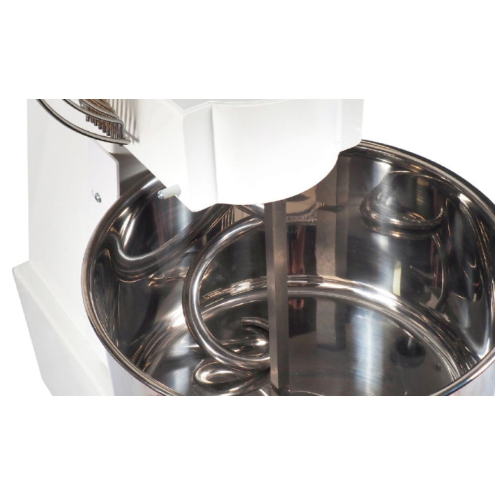 Miesiarka spiralna do ciast ciężkich RQKV10 MO | 50 poziomów prędkości | 7 l | 230 V  | 0,22 kW