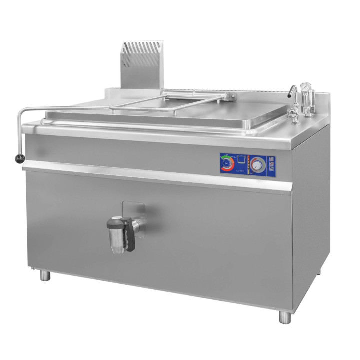 Kocioł warzelny gazowy z grzaniem pośrednim | automatyczne napełnianie | 25 kW | 200 l | 1350x900x900 mm | RQLF-202G