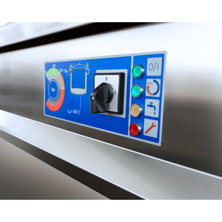 Kocioł warzelny elektryczny z grzaniem pośrednim | automatyczne napełnianie | 36 kW | 400V | 300 l | 1350x900x900 mm | RQLF-301E