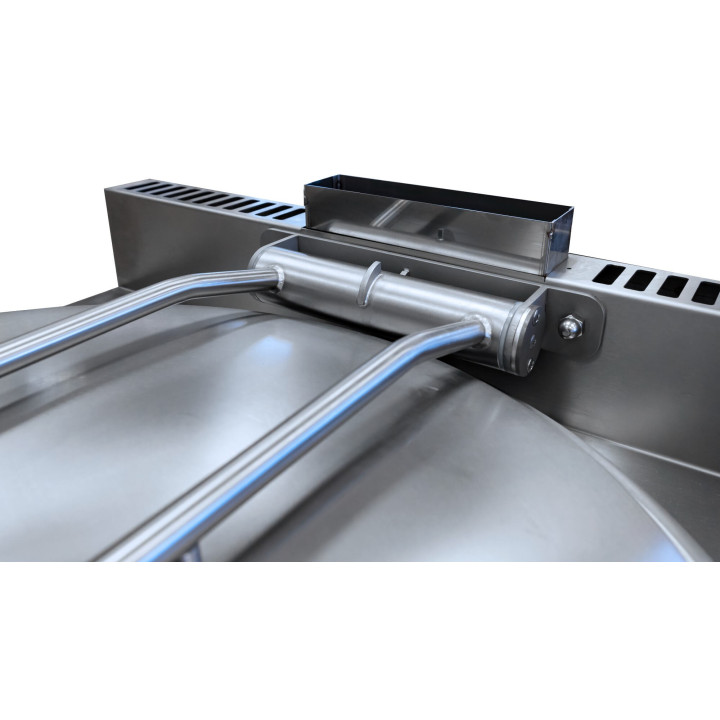 Kocioł warzelny gazowy z grzaniem pośrednim | opcja mieszadła | 19 kW | 150 l | 900x900x900 mm | RQLR-152G