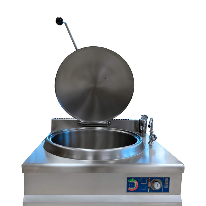 Kocioł warzelny gazowy z grzaniem pośrednim | opcja mieszadła | 19 kW | 150 l | 900x900x900 mm | RQLR-152G