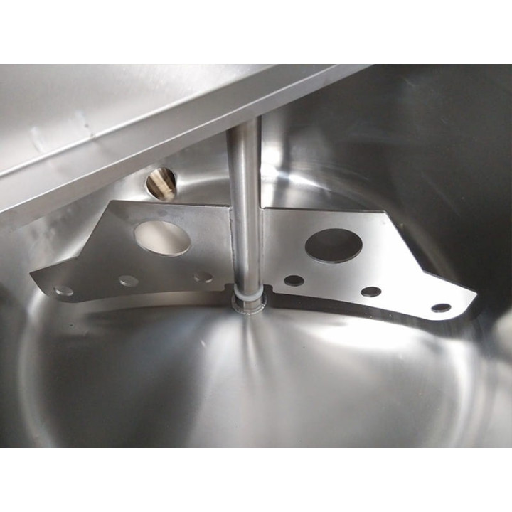 Kocioł warzelny gazowy z grzaniem pośrednim | opcja mieszadła | 19 kW | 150 l | 900x900x900 mm | RQLR-152G