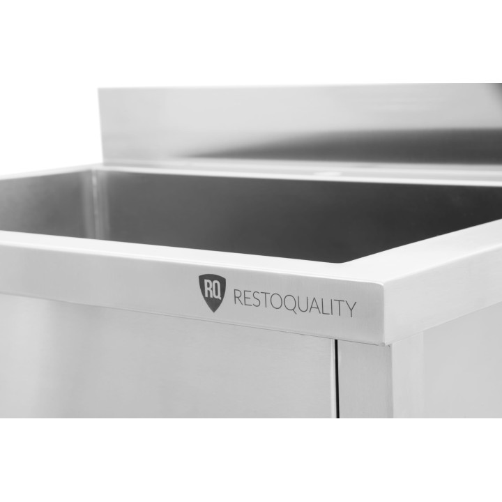 Stół z basenem 1-komorowym | 600x600x850 mm | skręcany