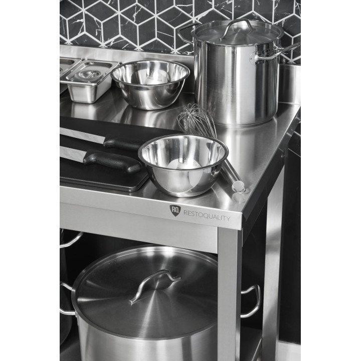 Stół z basenem 1-komorowym | 600x600x850 mm | skręcany