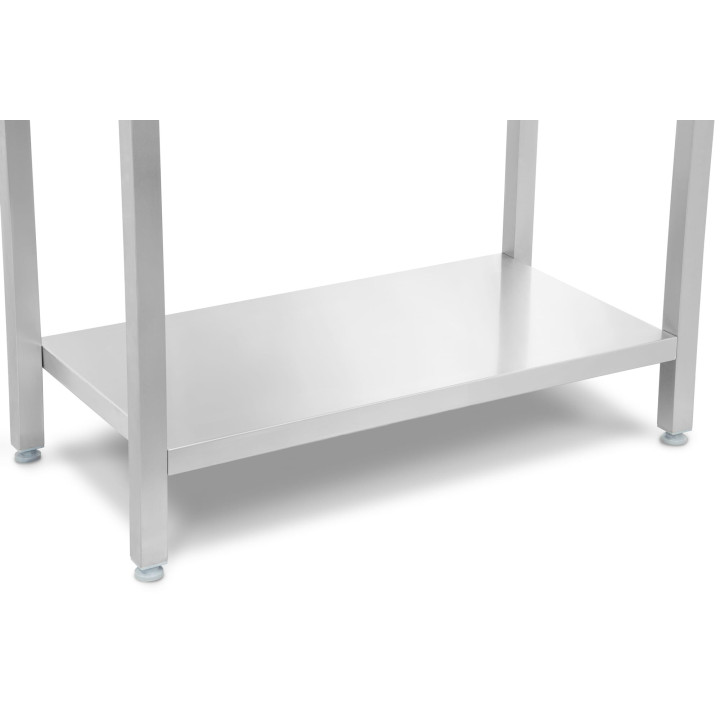 Stół ze zlewem 1-komorowym | z półką | 1000x600x850 mm | skręcany