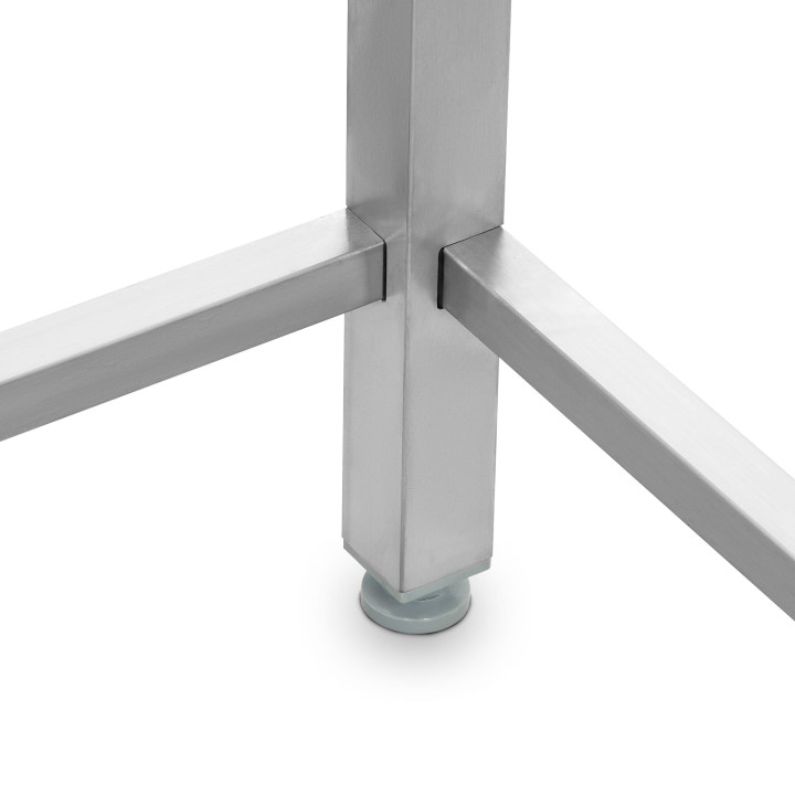 Stół przyścienny bez półki | 1200x700x850 mm | skręcany