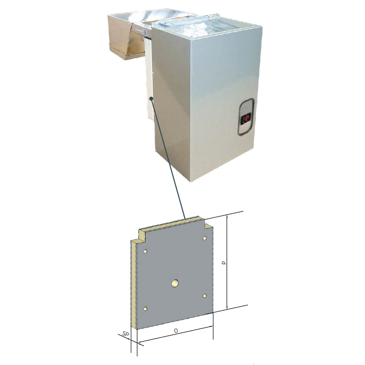 Agregat do komory mroźniczej | RQMZU/08S2