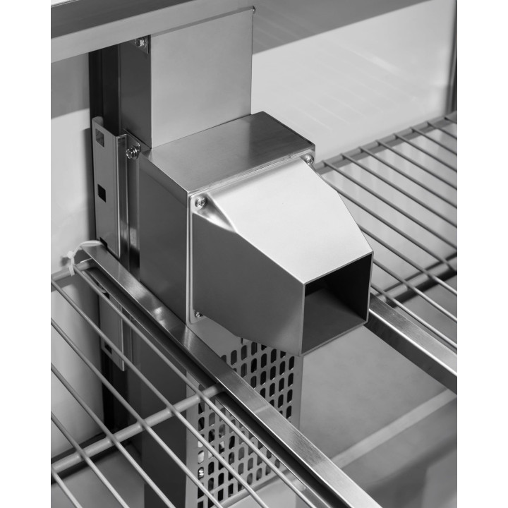 Stół chłodniczy 2-drzwiowy RQS901 | 240 l | agregat na dole