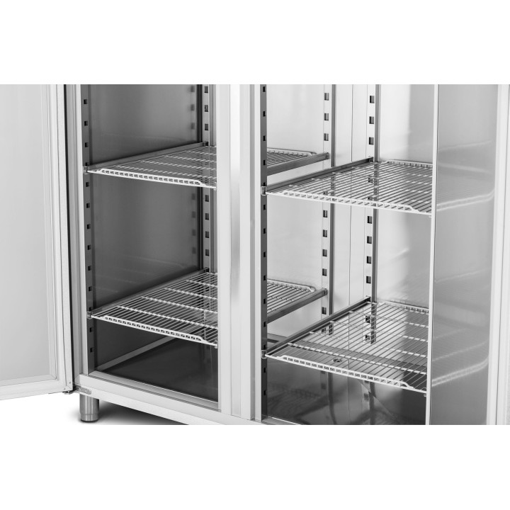 Szafa mroźnicza RQSEGM 1400 | GN 2/1 | stal z powłoką aluminiowo-cynkową | 1400 l | 1388x826x2008 mm