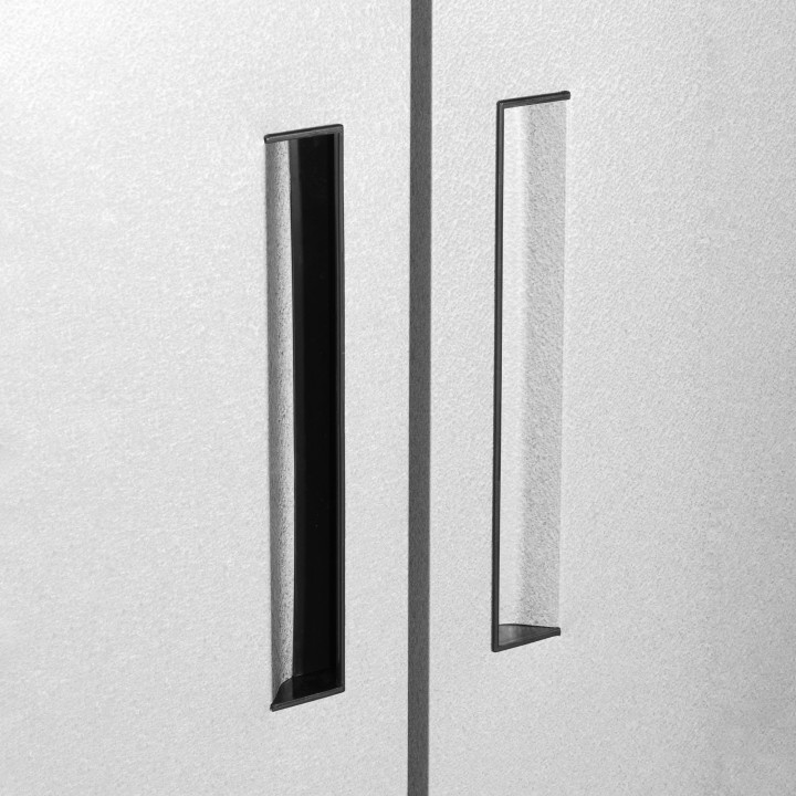 Szafa mroźnicza RQSEGM 1400 | GN 2/1 | stal z powłoką aluminiowo-cynkową | 1400 l | 1388x826x2008 mm