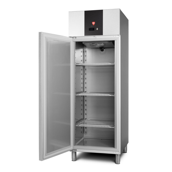 Szafa mroźnicza RQSEGM 700 L | GN 2/1 | stal z powłoką aluminiowo-cynkową | drzwi lewe | 700 l | 693x826x2008 mm