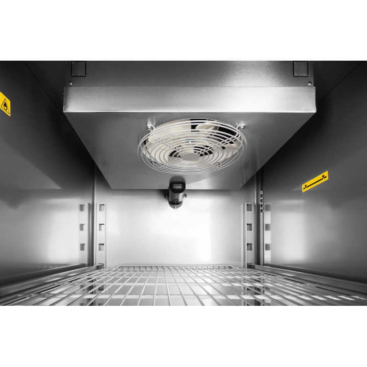 Szafa mroźnicza RQSEGM 700 L | GN 2/1 | stal z powłoką aluminiowo-cynkową | drzwi lewe | 700 l | 693x826x2008 mm