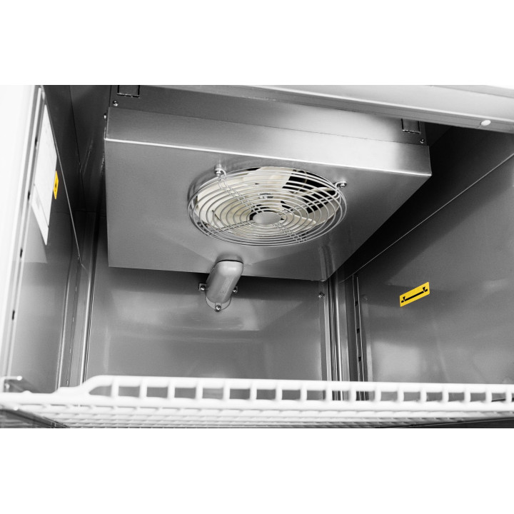 Szafa chłodnicza RQSGLC 700 L | GN 2/1 | stal nierdzewna | drzwi lewe | 700 l | 653x842x2040 mm