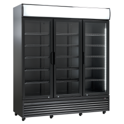 Szafa chłodnicza przeszklona SD1502BHE | 1383 l (RQ1500H-BLACK)