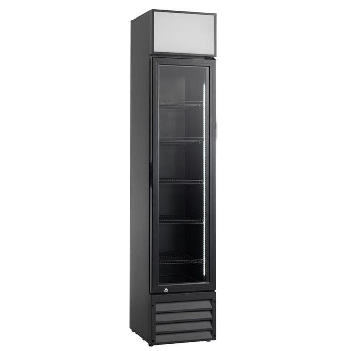 Szafa chłodnicza przeszklona SD217BE | 160l (RQ216-BLACK)
