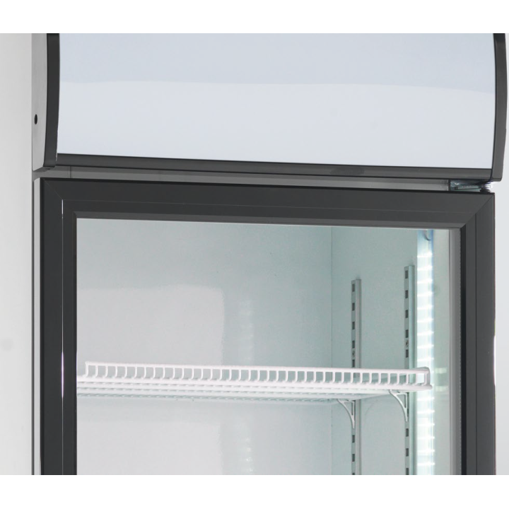 Szafa chłodnicza przeszklona SD217E | 160l (RQ216)
