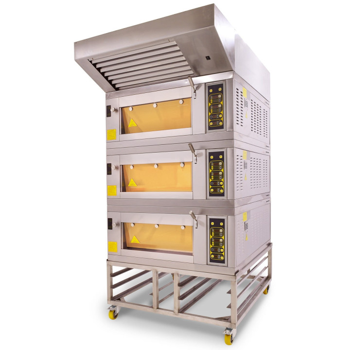 Piec piekarniczy modułowy SE921F | 2x 600x400 mm