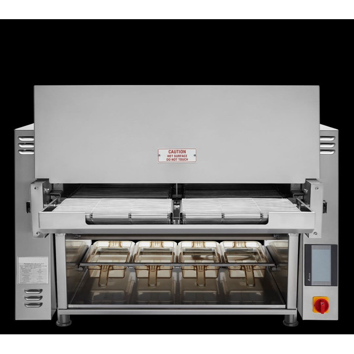 Grill taśmowy | grill automatyczny 2-taśmowy | 27 kW | 300 - 500°C | SET3200L