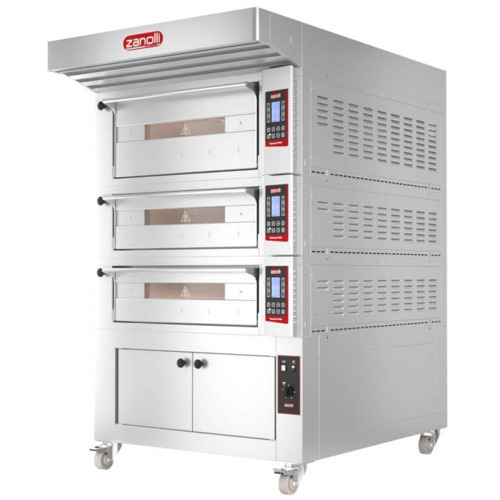 Piec elektryczny piekarniczy 1 komorowy | modułowy | h18 | 2x400x600 mm | 3x33 cm | T POLIS 2S / MC18 IoT