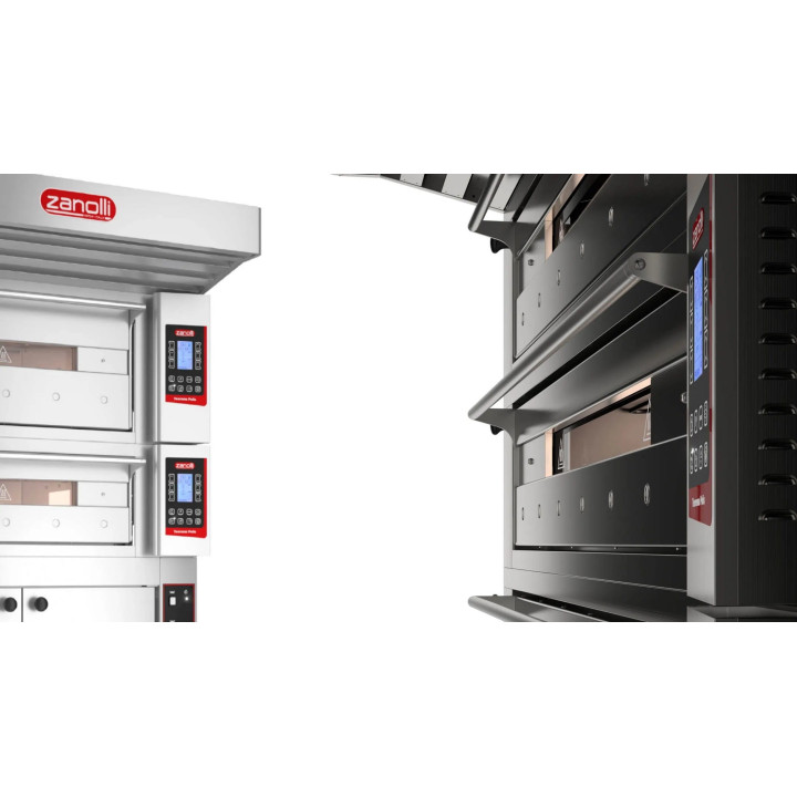 Piec elektryczny piekarniczy 1 komorowy | modułowy | h18 | 2x400x600 mm | 3x33 cm | T POLIS 2S / MC18 IoT