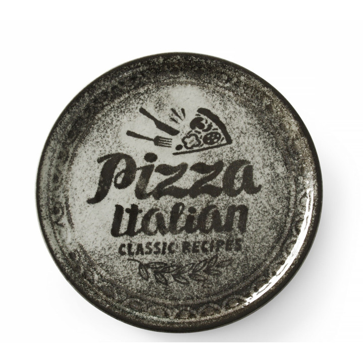 Talerz do pizzy Recipe Collection Black HENDI czarny o330mm Wariant podstawowy