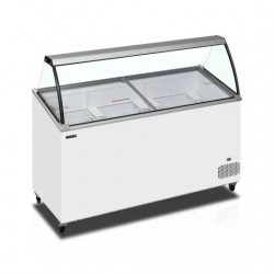 Zamrażarka na lody gałkowe konserwator z zestawem koszy