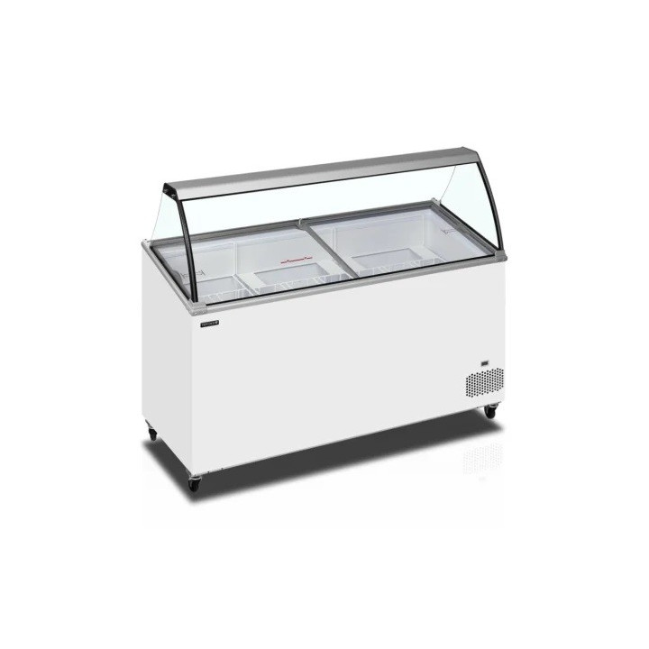 Zamrażarka na lody gałkowe konserwator z zestawem koszy