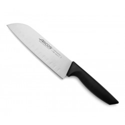 Nóż Santoku ze szlifem kulowym seria NIZA Arcos czarny (L)314mm Wariant podstawowy