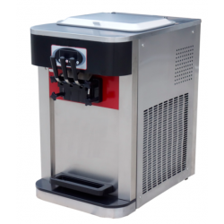 Maszyna do lodów włoskich RQMG723 | 2 smaki +mix | nastawna | nocne chłodzenie | 2x7 l