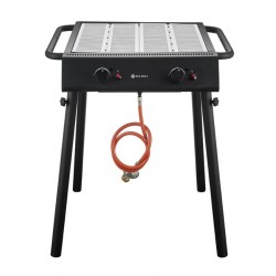 Xantos Black Grill gazowy HENDI czarny 95kW 770x710x(H)870mm 