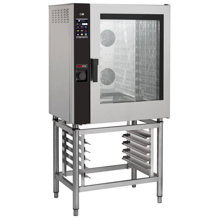 MPD 1011 X ELAM ﻿﻿Piec konwekcyjno-parowy drzwi lewe10x GN 1/1 Redfox 00029295