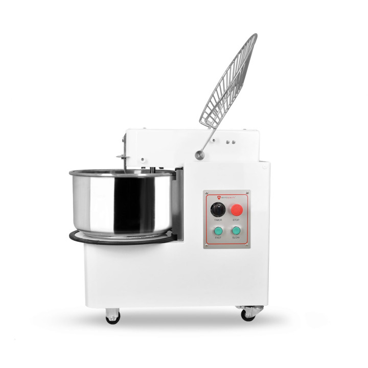 Miesiarka spiralna do ciasta ze stałym hakiem i dzieżą RQBT 40 litrów 400V 2 prędkości