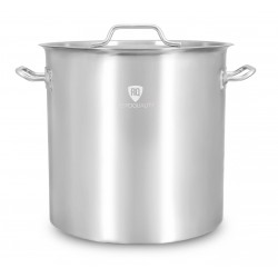 Garnek ze stali nierdzewnej 21,2 l | 300x300 mm | z pokrywką | RQ13030