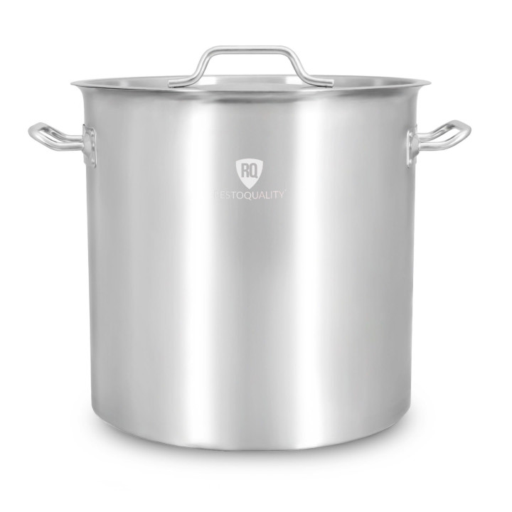 Garnek ze stali nierdzewnej 21,2 l | 300x300 mm | z pokrywką | RQ13030