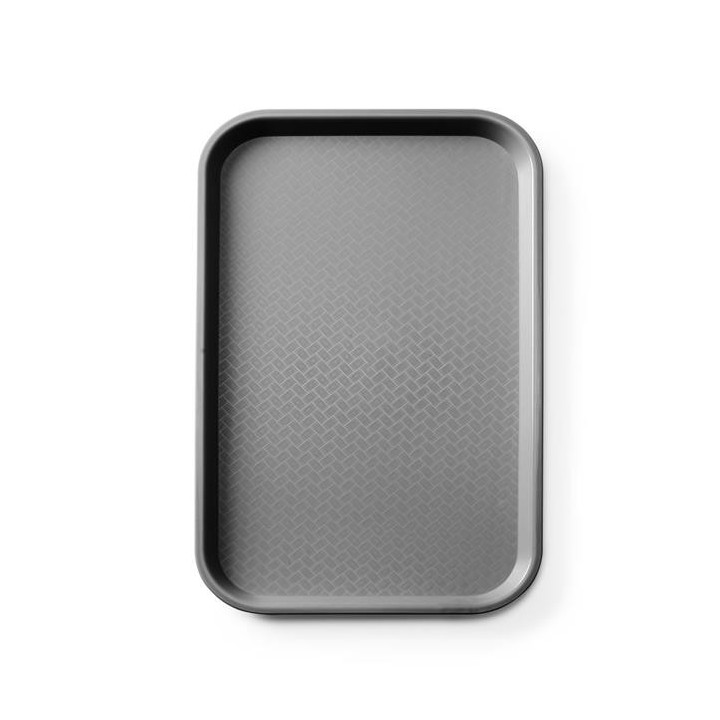 Taca fast food z polipropylenu GN 1/1, AmerBox, GN 1/1, czarny, 530x325x(H)20mm