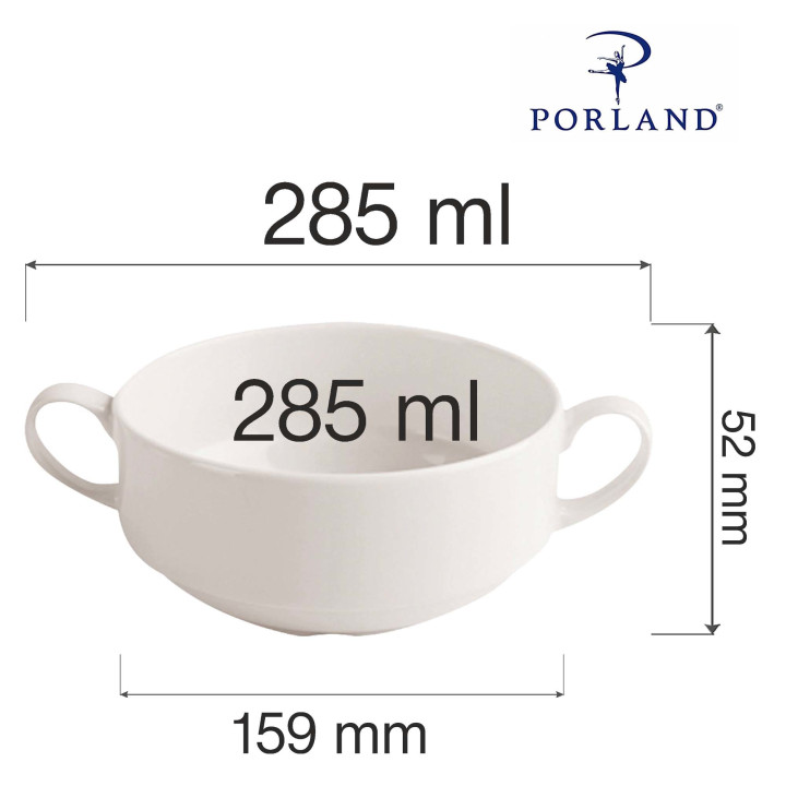 Bulionówka z uszami Dove