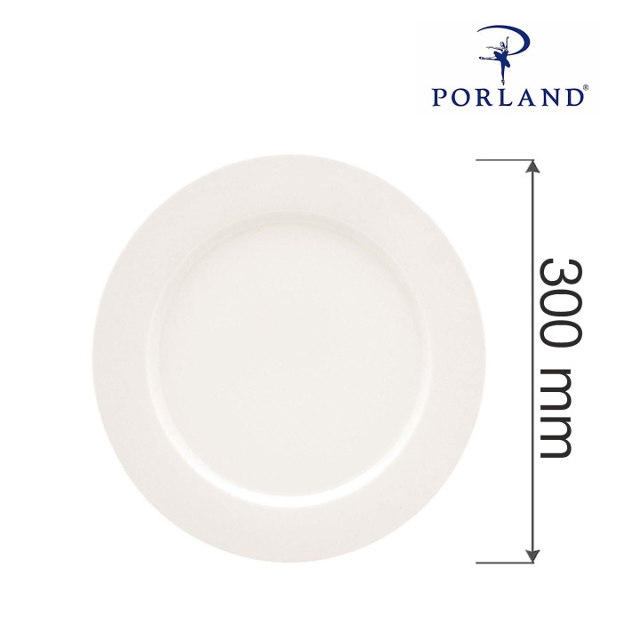 Talerz płytki z płaskim rantem Dove 300 mm