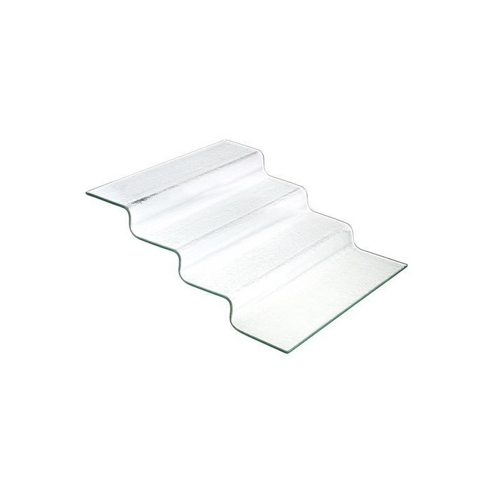 Schody bufetowe 4-stopniowe przezroczyste