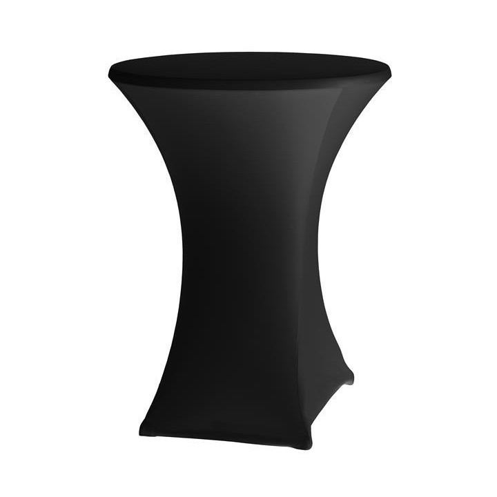 Obrus okrągły Basic czarny 800-850x1050-1150 mm