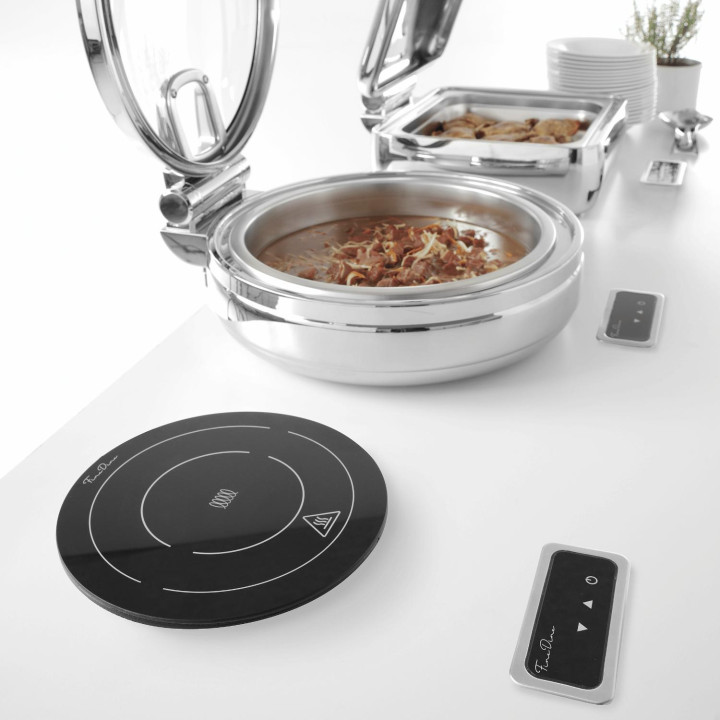 Grzałka indukcyjna do wbudowania w blat z regulacją mocy ø245x(H)68mm 230V/800W