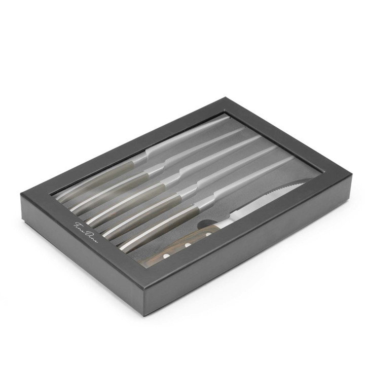 Nóż do steków Jumbo Corfu, OVE,, 255 mm, zestaw 6 szt.