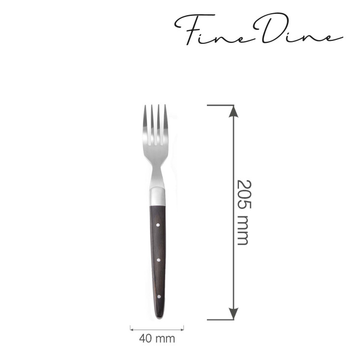 Widelec do steków Corfu, OVE, 205 mm, zestaw 6 szt.