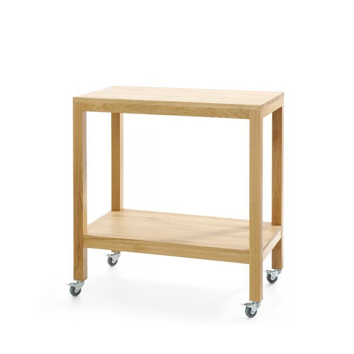 Wózek kelnerski dębowy Madeira 820x460x(h)850 mm