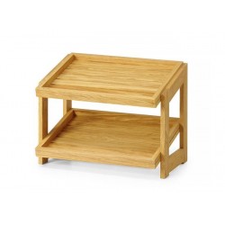 Stojak 2-poziomowy dębowy 574x323x441 mm