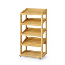 Stojak 4-poziomowy dębowy 574x400x1197 mm