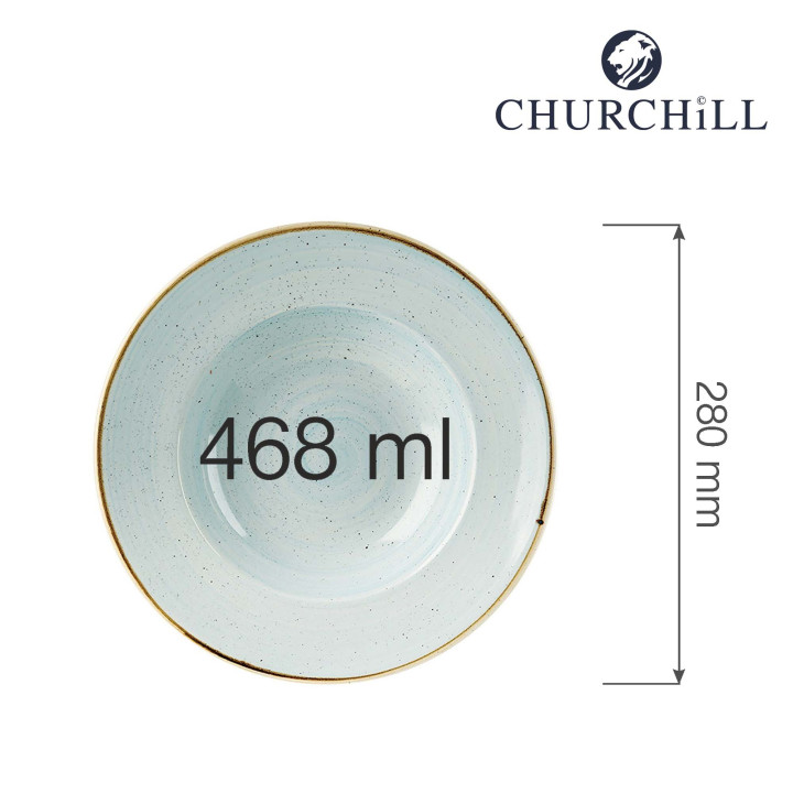 Talerz do pasty Stonecast Duck Egg Blue 280 mm